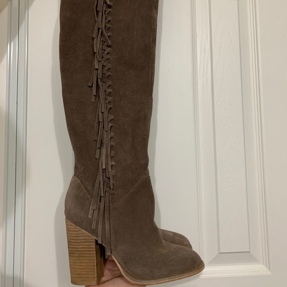 Carlos Santana fringe boots